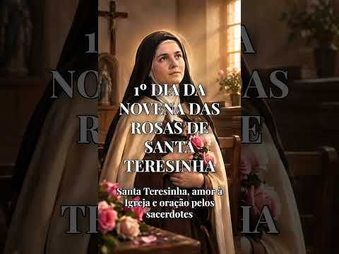 1º Dia da Novena das Rosas | Oração pelos Sacerdotes #SantaTeresinha #Oração #Fé
