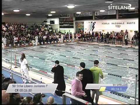 Finale dei 50 Stile Libero Juniores Femmine - 15 Memorial Chiara Giavi