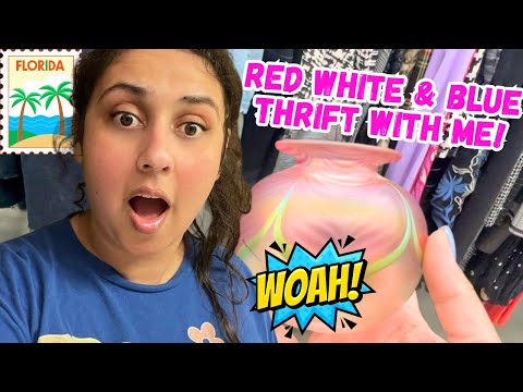 EVERYTHING WAS 50% OFF! I FILLED MY CART! THRIFT With Me|Home Décor|RESALE|NIKNAX and Etsy|FLORIDA