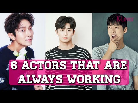 6 Korean Actors That Never Stop Working (Dramas)