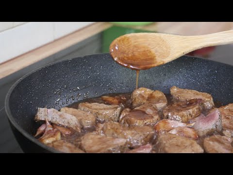 Pork tenderloin with whiskey sauce (Solomillo al Whisky) (printable recipe) | Spanish Kitchen