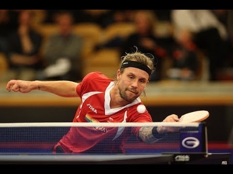 Michael Maze - Master Of Lob And Sidespin (Table Tennis Legend)