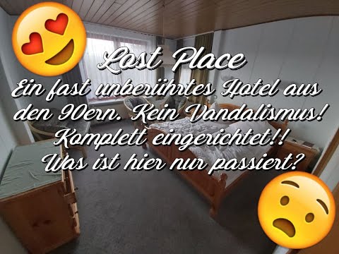 ➡️Verlassenes Hotel aus den 90ern. Komplett eingerichtet❗❗Was ist hier passert❓⬅️Urbex - Lost Place