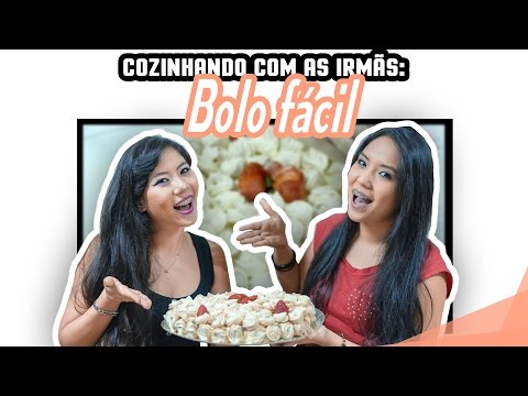 BOLO FÁCIL DE CHANTILLY COM MORANGO E SUSPIRO! (Cozinhando com as irmãs) | Blog das irmãs Video