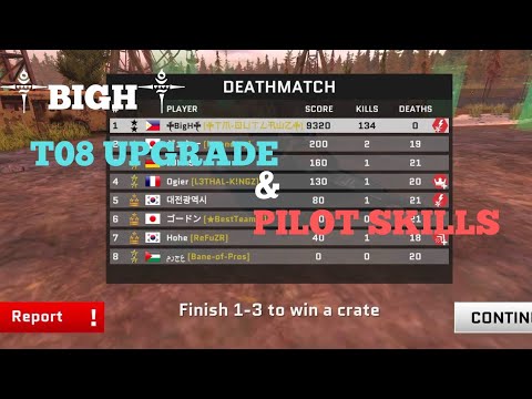 T08 upgrade and Pilot skills | Massive Warfare #massivewarfare #gameplay #viralvideo