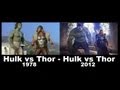Hulk vs Thor 1978 - 2012 [1978 Comparison 2012 ...