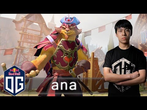 OG.ana Pangolier Gameplay - Unranked Match - OG Dota 2.