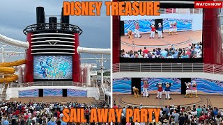 🎉 Disney Treasure Sail Away Party | Let the Magic Begin! 🚢✨