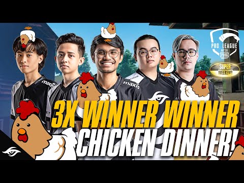 TEAM SECRET WITH A SOLID SUPER WEEKEND TRIPLE CHICKEN DINNER | PUBG Mobile