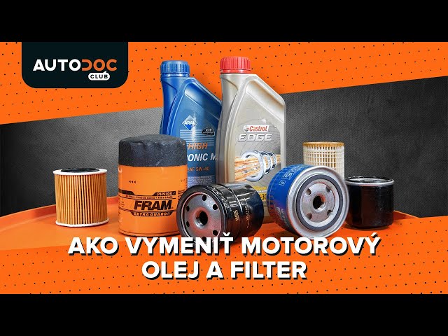 Pozrite si videoprievodcu riešením problémov s Olejový filter MITSUBISHI