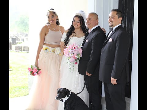 Micro Weddings PA Becse&Luis 9.6.19 DOG is RING BEARER! Baptist Church Meeting House, Southampton PA