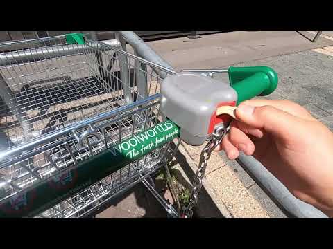 A tool that I made to get shopping trolleys without a coin | JL's Maker Space