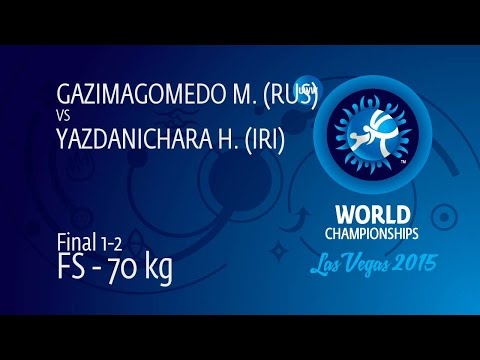 GOLD FS - 70 kg: M. GAZIMAGOMEDO (RUS) df. Hassan YAZDANI (IRI), 10-3