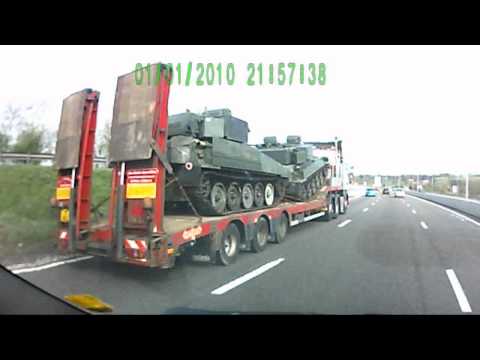 CVRT FV107 Scimitars seen on M5 J4 heading North -  11th April 2012