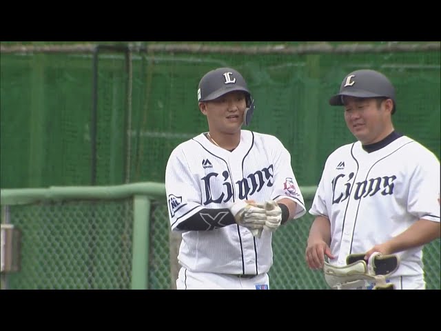 【ファーム】ライオンズ・佐藤が反撃の一打!! 三遊間を破るタイムリーヒット!! 2020/7/28 L-F(ファーム)