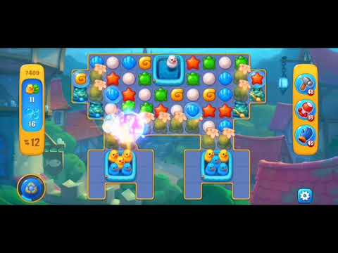 Fishdom 7409 Hard Level - NO 💣🧨💥