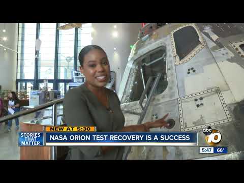 NASA Orion test recovery is a success