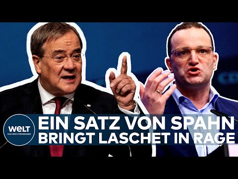 CDU: Heftige Attacke! Armin Laschet kritisiert Jens Spahn scharf I WELT News