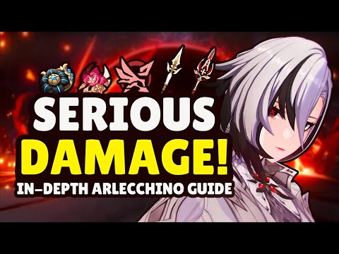 C0 Arlecchino is STRONG with these Artifacts & Weapons... (Arlecchino Build Guide)