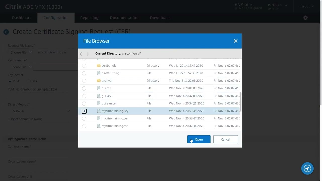 How to Create and Install a New Certificate