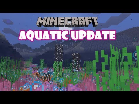 Minecon Earth Minecraft Aquatic Update Gameplay Dolphins 