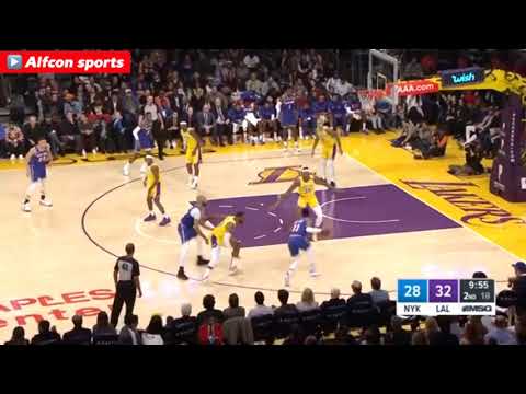Frank Ntilikina PTS: 7 |REB: 1|AST: 2|New York Knicks vs Los Angeles Lakers|NBA Highlights 01/07/20
