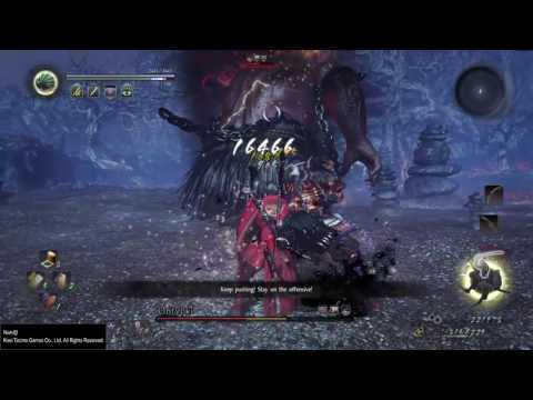 Nioh build combo - Fire + Lightning (Red Demon & West) OP