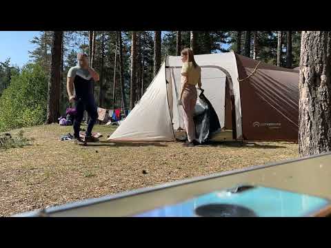 Сборка палатки Outventure Trenton 4