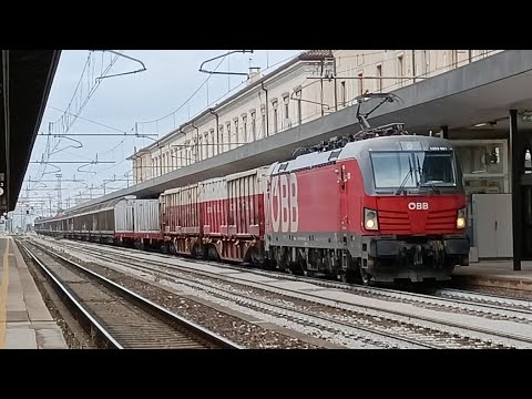 MERCI DEVIATI DEL BRENNERO e tanti altri merci alla stazione di Udine!!