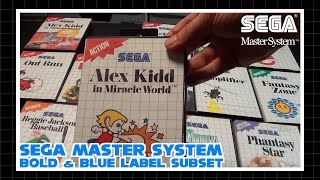 Sega Master System Bold & Blue Label Subset