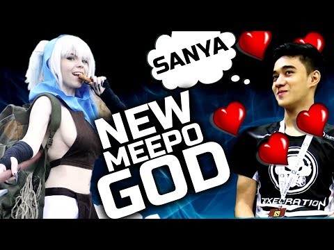 Sanya NEW MEEPO GOD - Lost Child of ABED? Insane Micro Skills, 1k GPM + RAMPAGE - DOTA 2