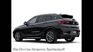 Video: Akrapovic Slip-On Line Titan Duplex Sportauspuff BMW X2 M35i xDrive F39