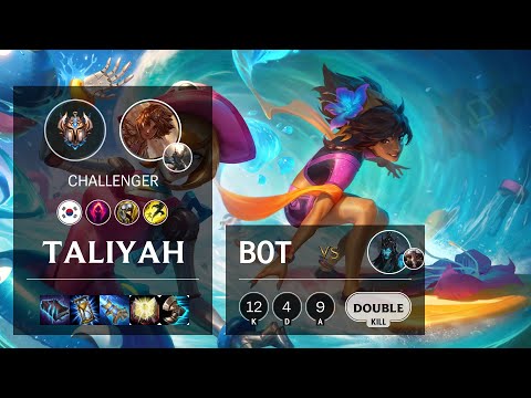 Taliyah Bot vs Kalista - KR Challenger Patch 10.16