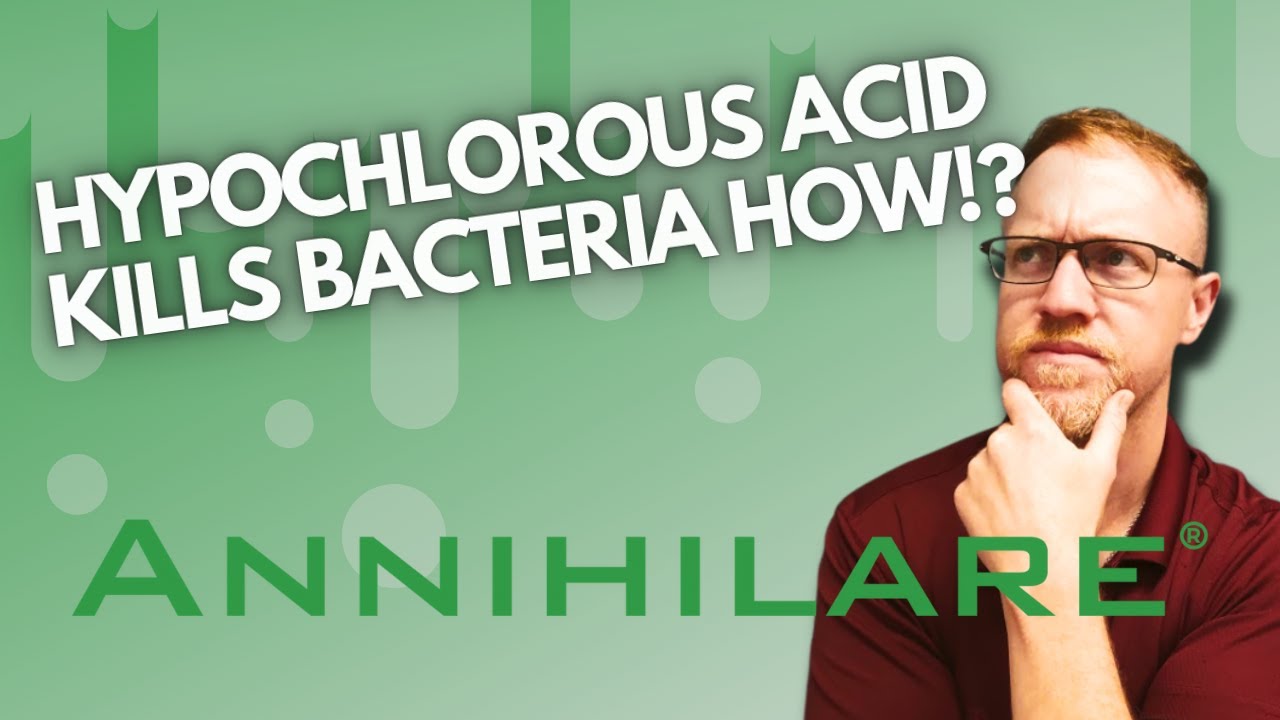 How does Hypochlorous acid kill bacteria?