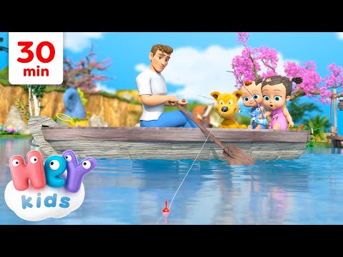 Rame sur ton p’tit bateau ⛵️ | Chansons pour Enfants | HeyKids en Français