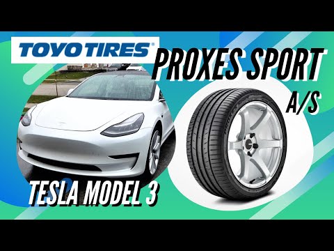 New Toyo Proxes Sport A/S with Tesla Model 3