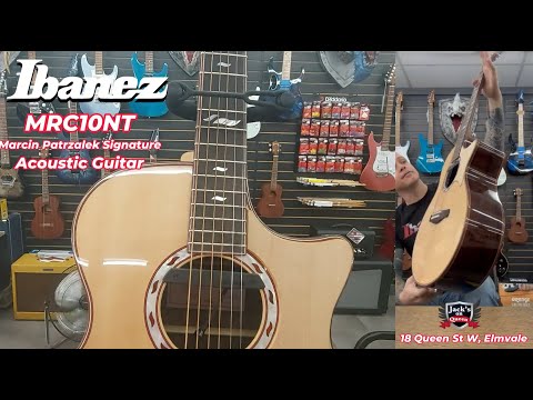 Back in stock:  The Marcin MRC10NT signature series acoustic by IBANEZ