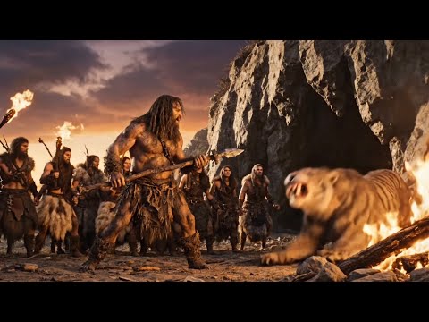 Ancient Lion fights with the prehistoric human tribe. #viral #youtube 