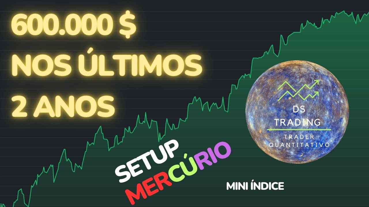 Setup de day trade Mercúrio. Menos de 5 minutos de trabalho por dia e dinheiro no bolso xD