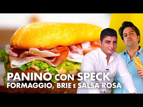 Panino con Speck, Brie e salsa rosa *MARCO GIORDANO*