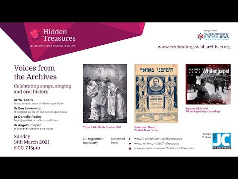 LIVE: Hidden Treasures – Voices from the Archives