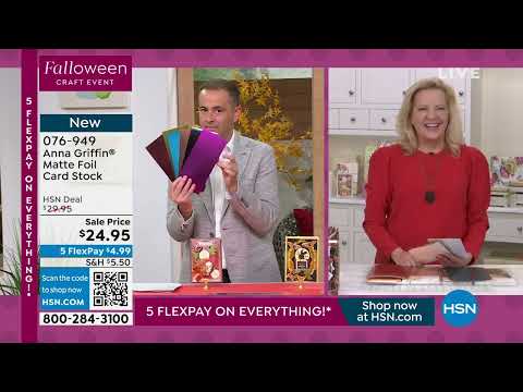 HSN | Falloween Crafting with Adam & Anna Griffin 08.22.2023 - 10 PM