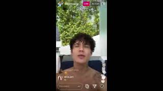 Jaden Hossler Talking About New Song PRAY LIVE On Instagram 08/20/20