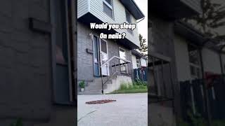 I slept on a NAIL BED and THIS happened (results)