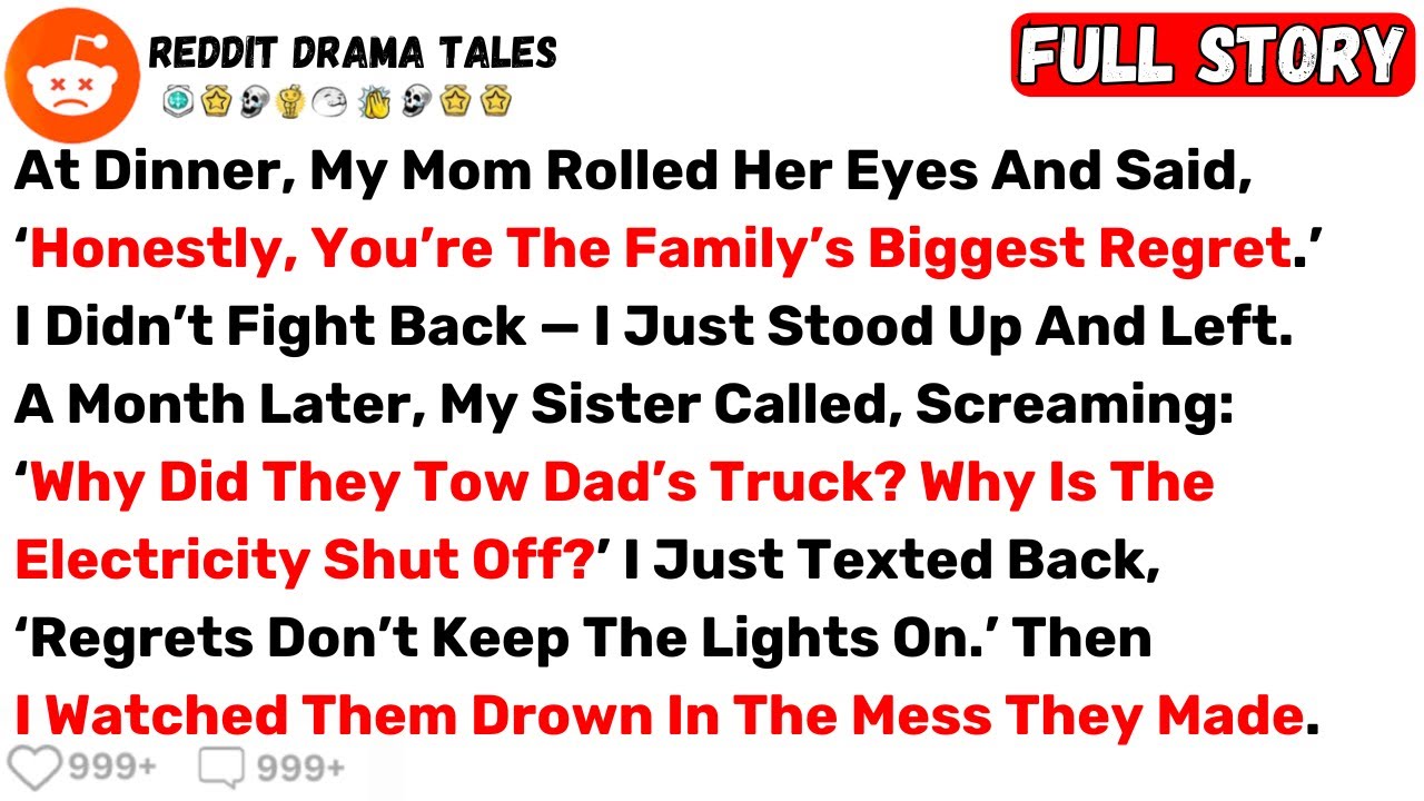 At Dinner, My Mom Rolled Her Eyes And Said, ‘Honestly, You’re The Family’s... - Best Reddit Stories