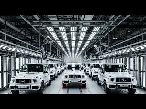 Thumbnail for How Mercedes-AMG G 63 Is Made | White G-Class Factory Tour Behind the Scenes by Mercedes production