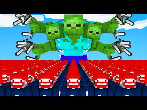 Benx Battles Super Zombie in Minecraft!