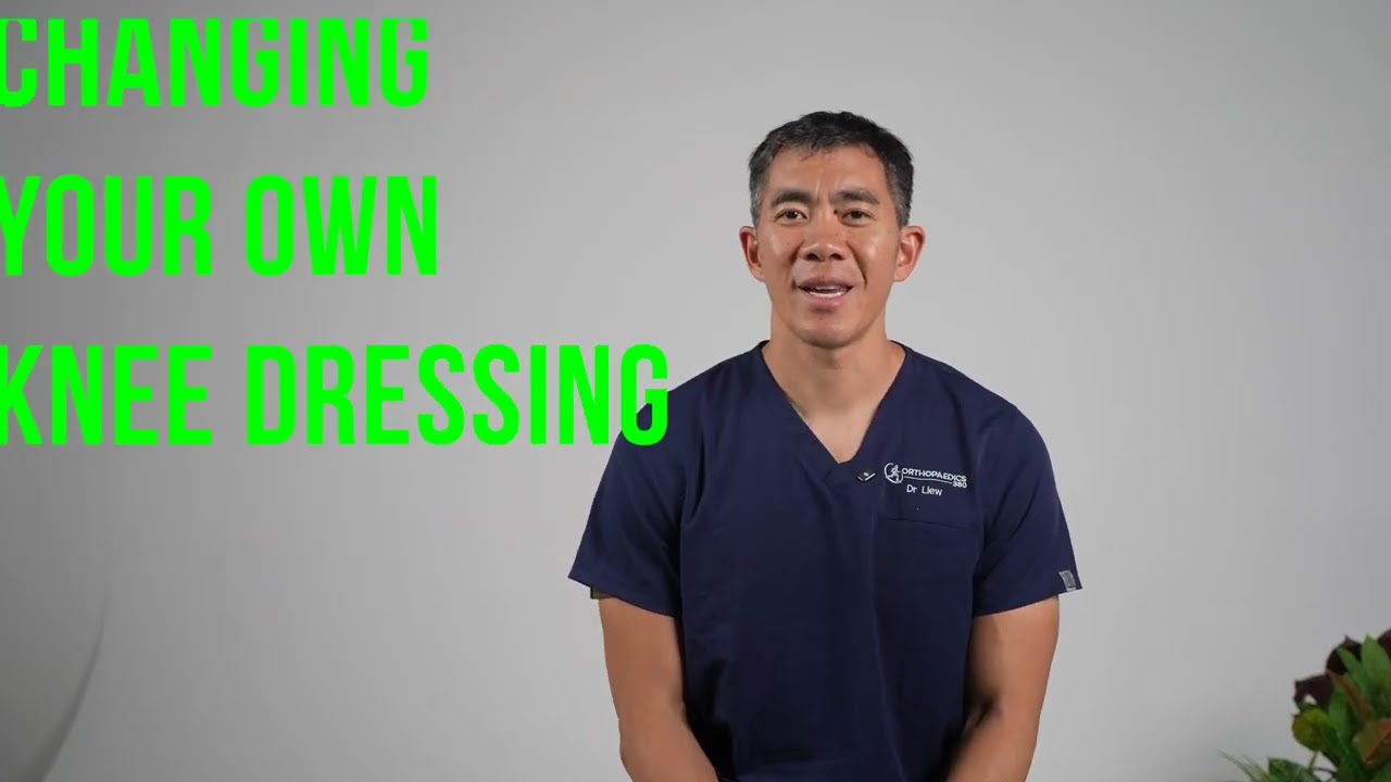 Changing your own Knee Dressing