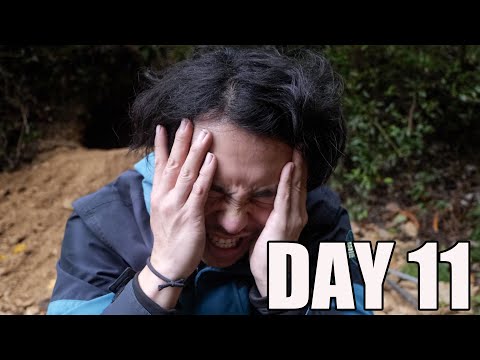 1週間かけて作ったシェルターが潰れました。。。【11日目/12日目/13日目】