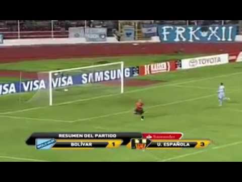 Bolívar 1 - 3 Unión Española Copa Libertadores 2012